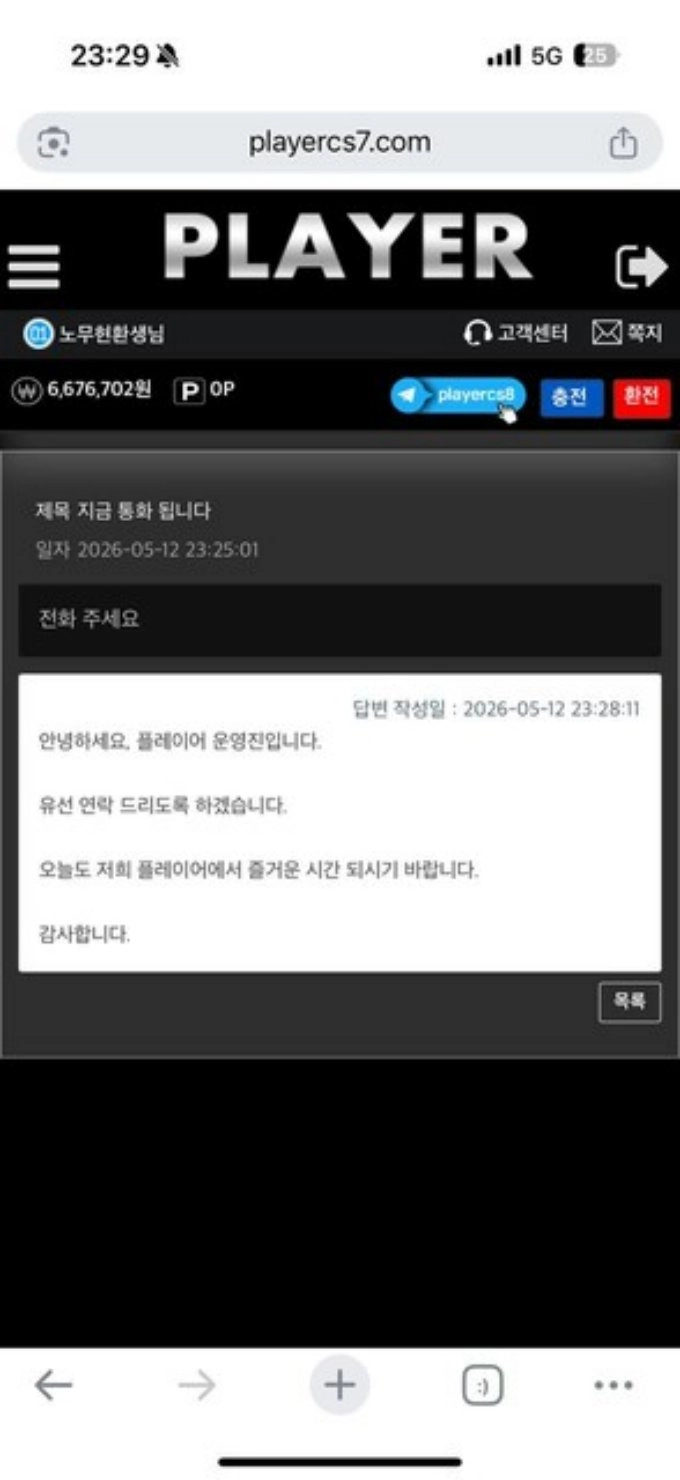 플레이어 먹튀