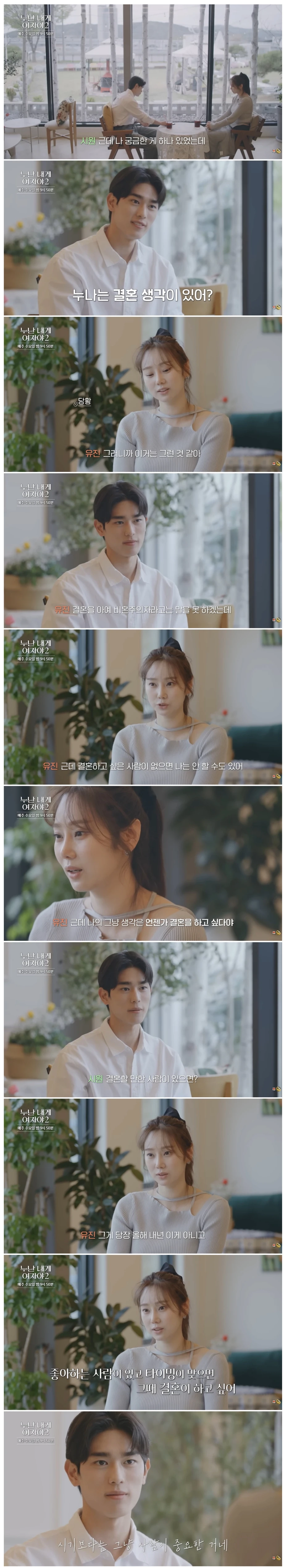 요즘 30대들의 결혼관