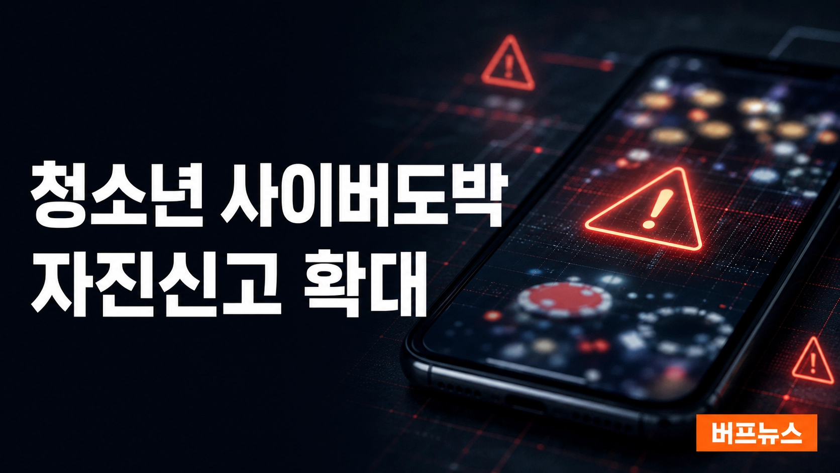 청소년 사이버도박 자진신고 확대…예방부터 피해 회복까지 지원