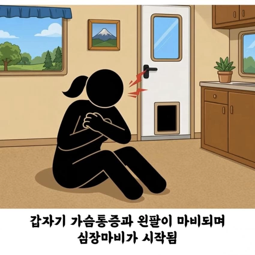 돼지 덕분에 살아난 여자