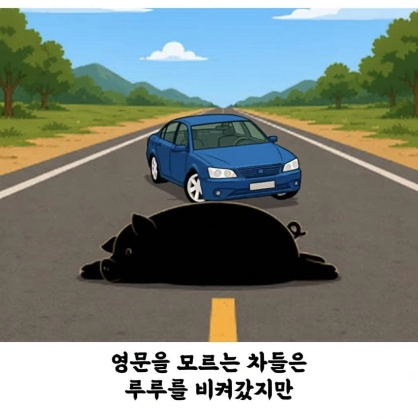 돼지 덕분에 살아난 여자