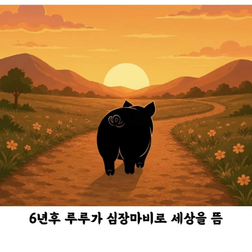 돼지 덕분에 살아난 여자