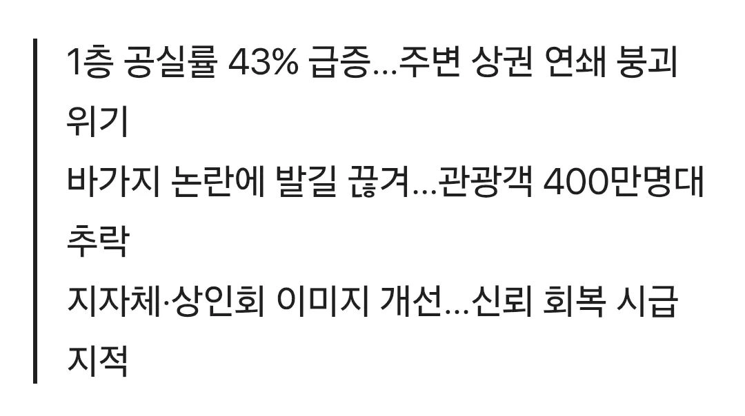 부고) 인천 소래포구 상권 줄폐업 …상가 1층 절반 ‘텅텅’