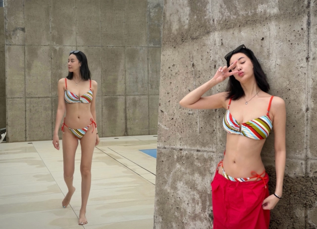 이주연, 깜짝 비키니