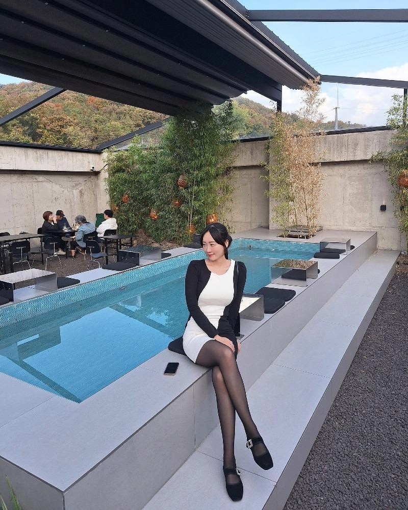 연예인 각선미 스타킹