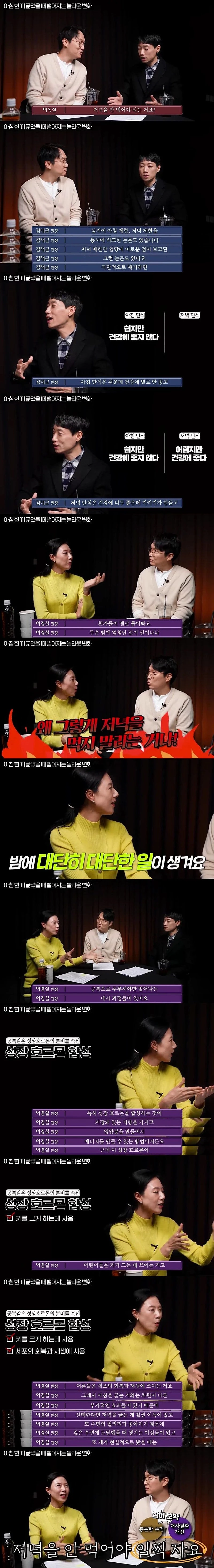 간헐적 단식, 저녁에 해야 효과 좋은 이유