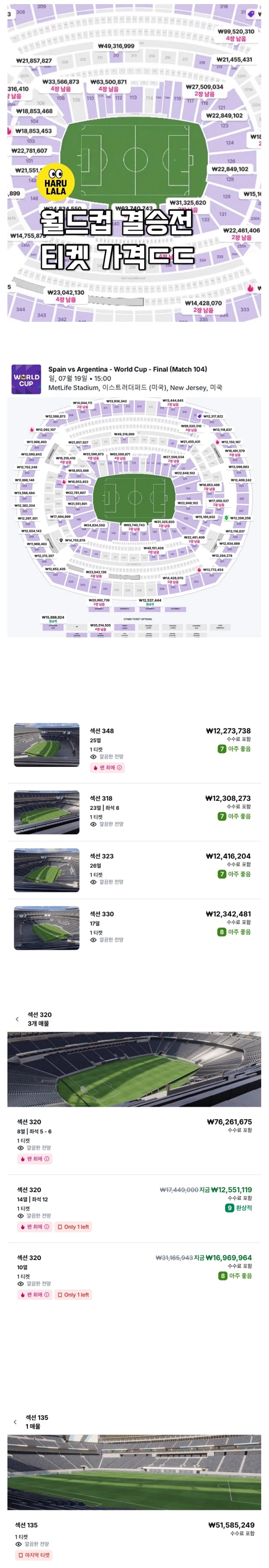 월드컵 결승전 티켓 가격