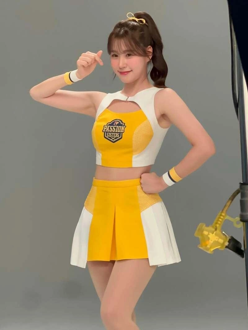 대만 야구단 합류한 김도아 치어리더