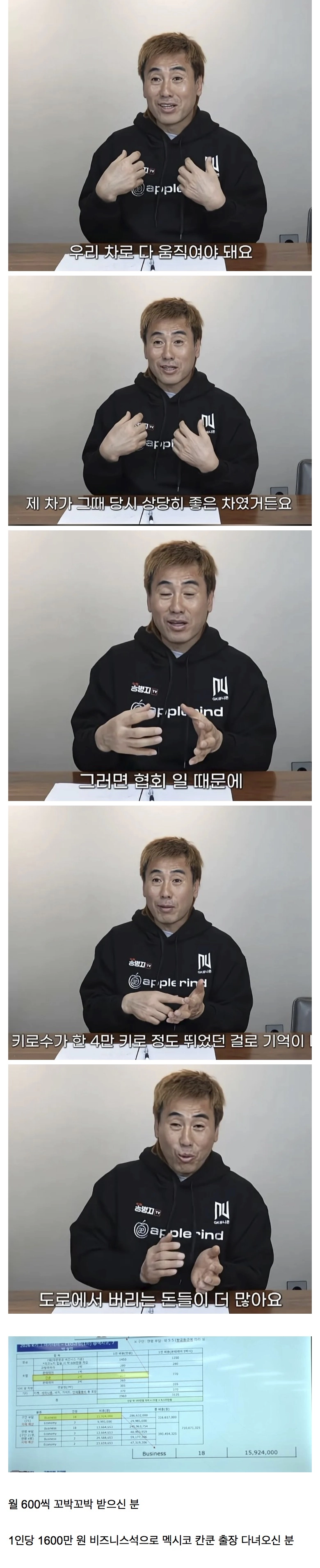 누가 고급차 타고 움직이래?