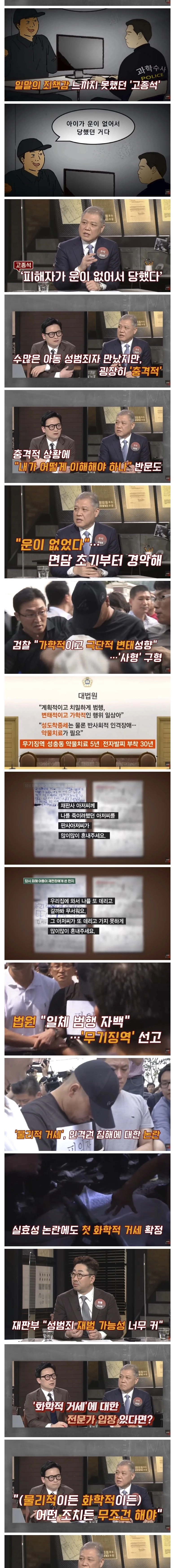 대한민국 1호 화학적 거세