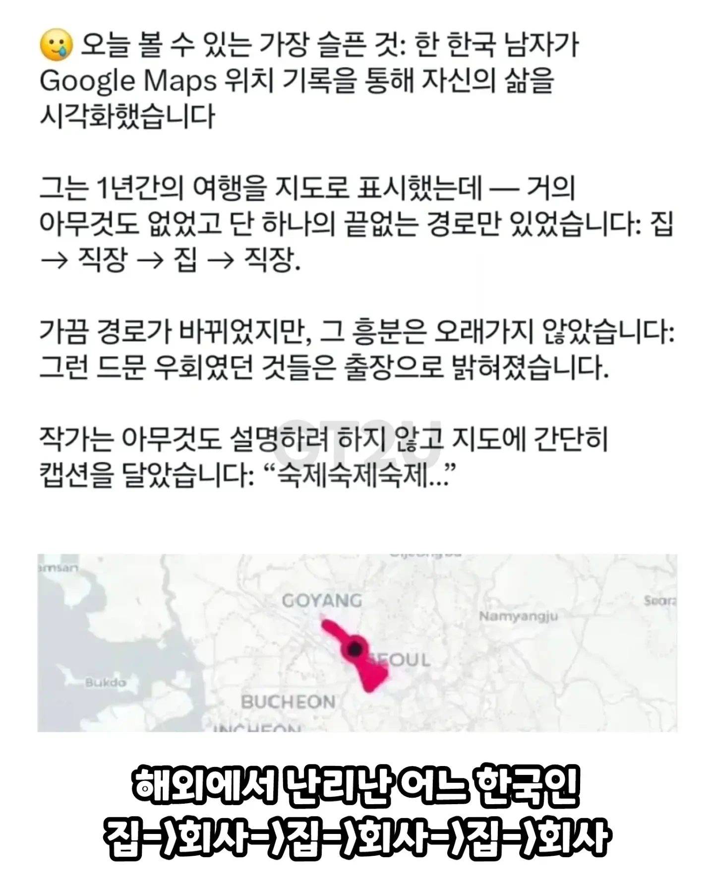 해외에서 안타깝다 말 나오는 어느 남자의 행동 반경