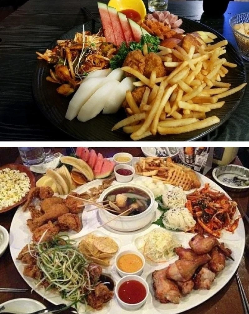 옛날 호프집 단골메뉴