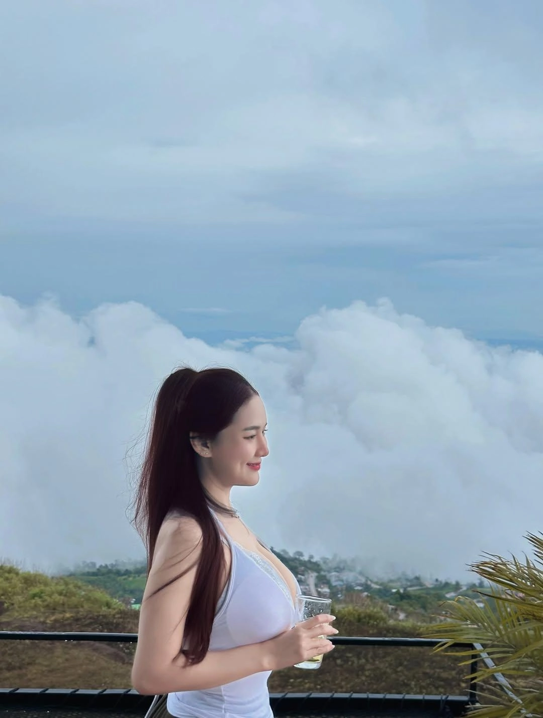 산에서 커피를