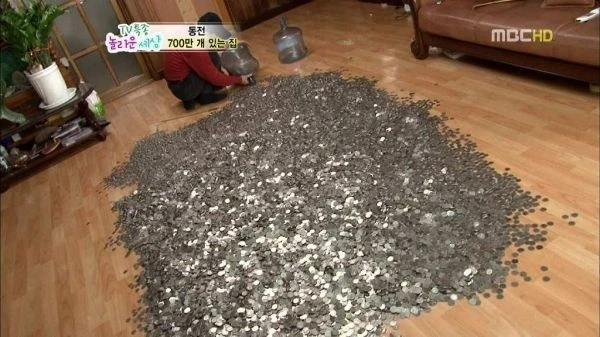 동전 700만개