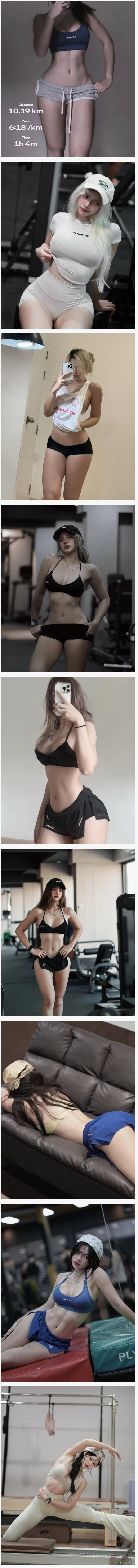 168cm 피트니스 전문가라는 태국녀