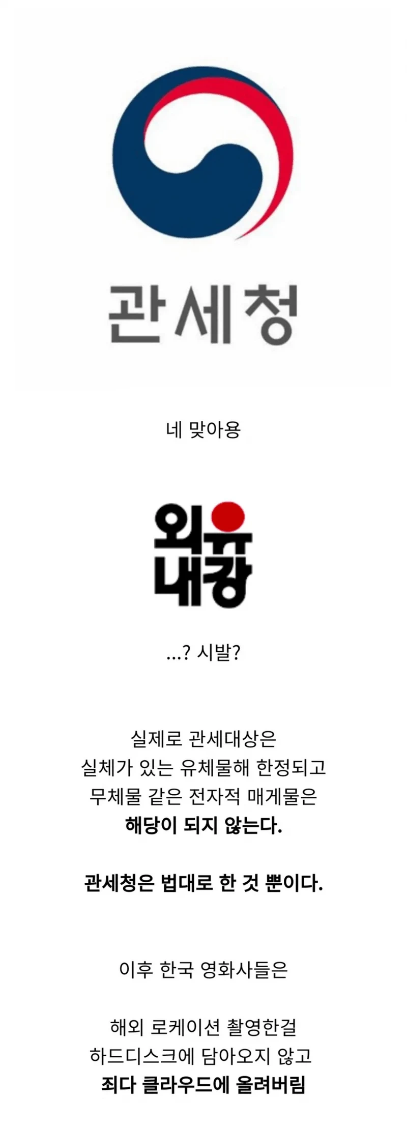 한국 영화업계가 해외촬영 데이터를 하드디스크에 보관하지 않게 된 이유