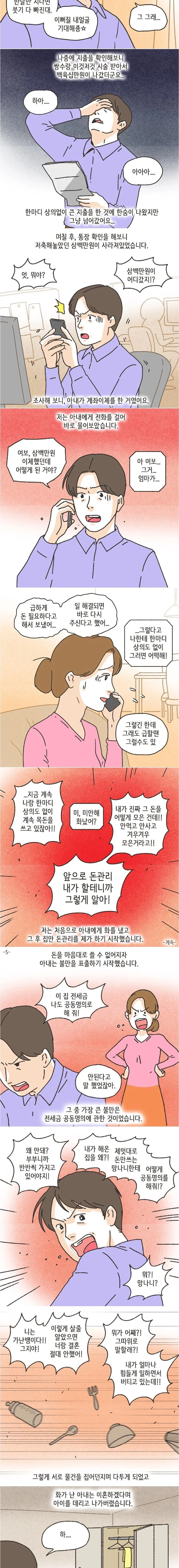 경제관념 없는 여자에게 경제권을 주면 안되는이유