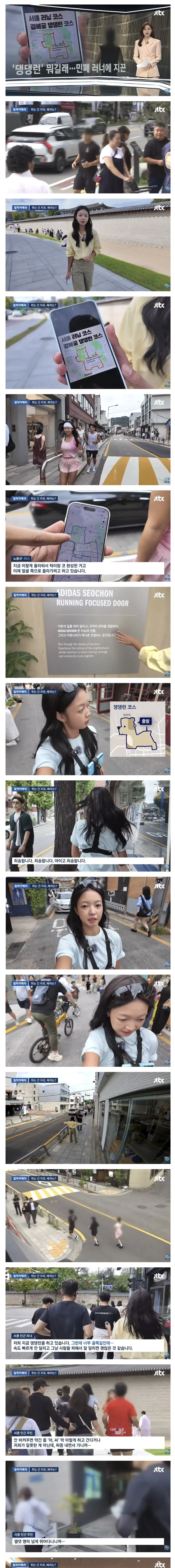 댕댕런 민폐러너들 때문에 몸살이라는 경복궁