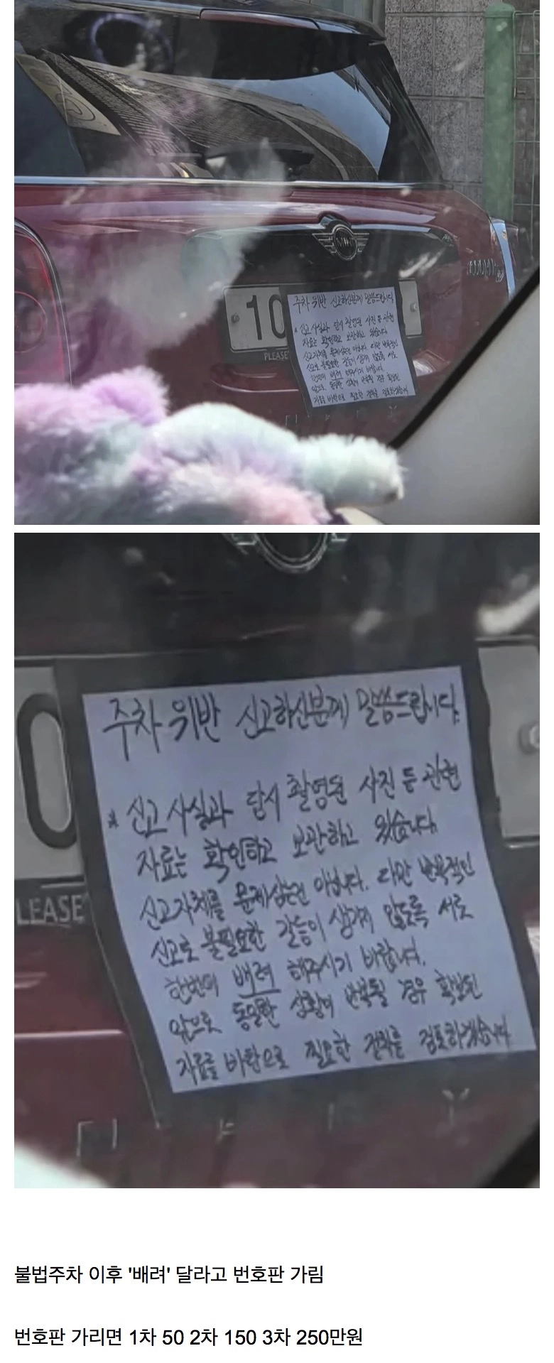 위풍당당 불법주차
