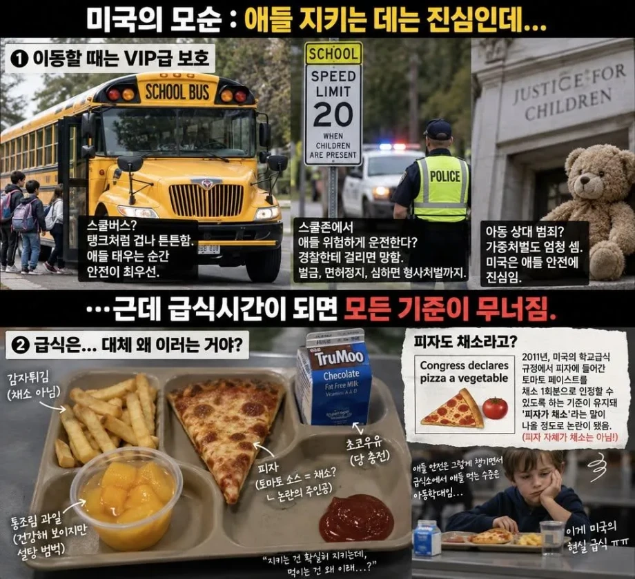 미국 어린이 보호의 모순