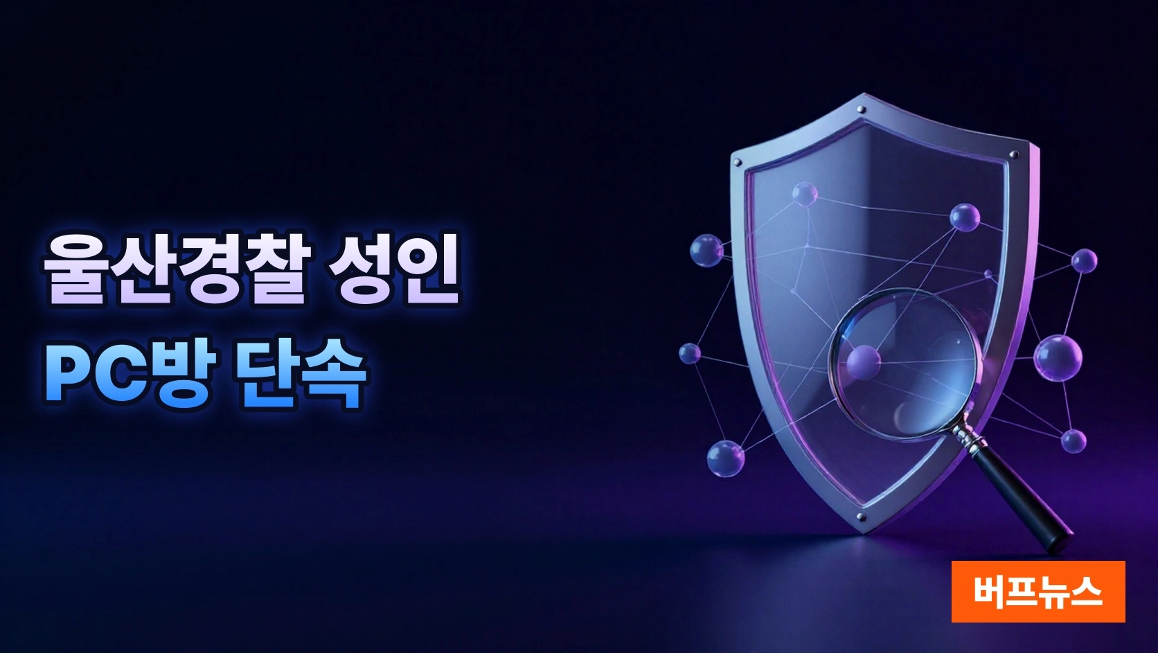 울산경찰, 추석 앞두고 성인 PC방 단속 3명 입건
