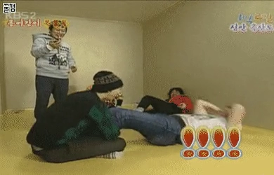 강호동 윗몸일으키기
