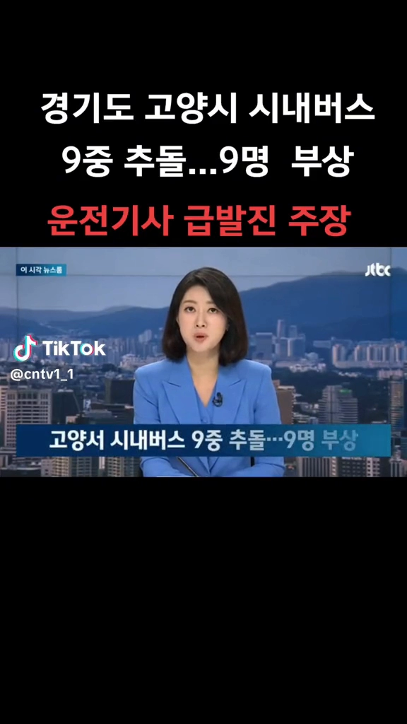 고양시  9중충돌