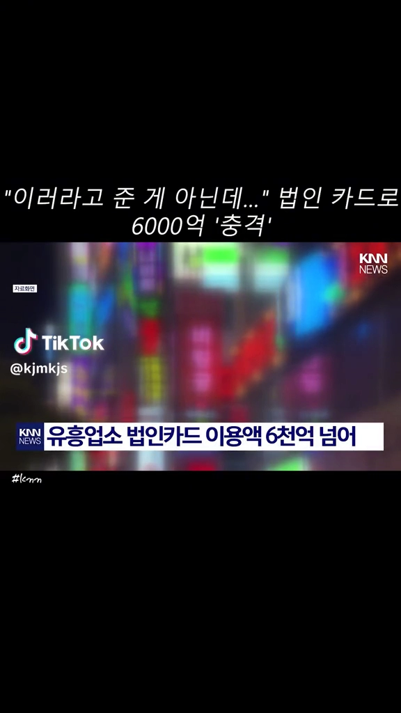법인카드로 6000억?