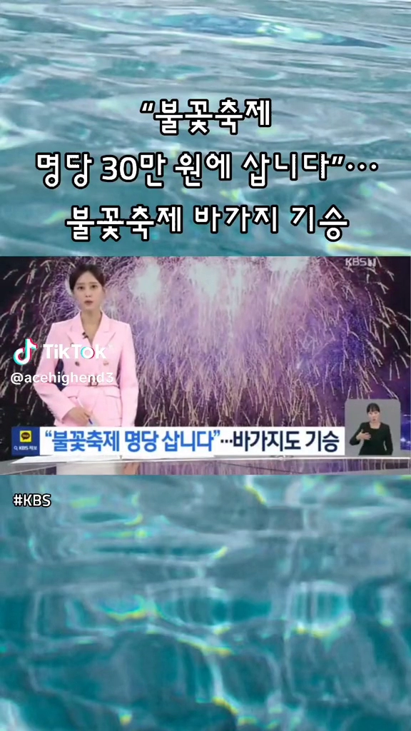 불꽃축제 바가지기승
