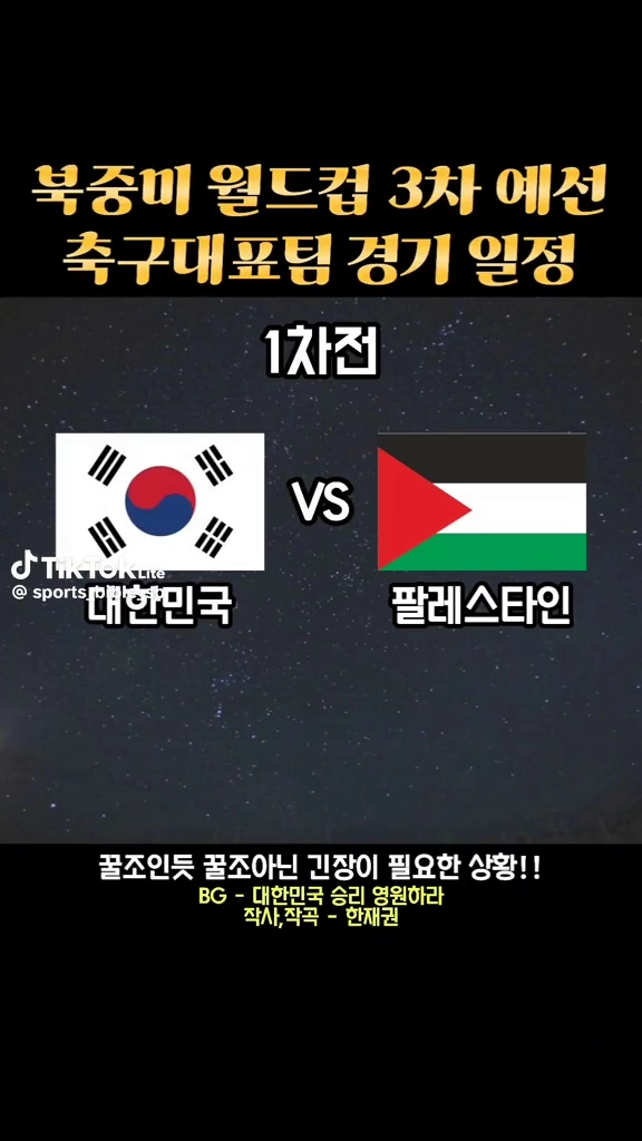 월드컵3차전....요르단 복수가자