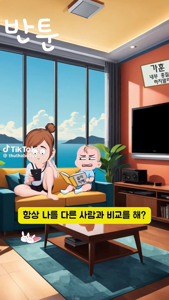 아들한테 교육받는 엄마