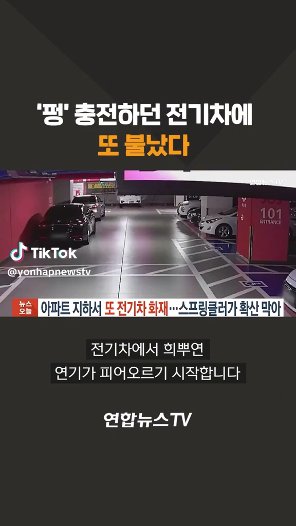충전하던 전기차 또 불