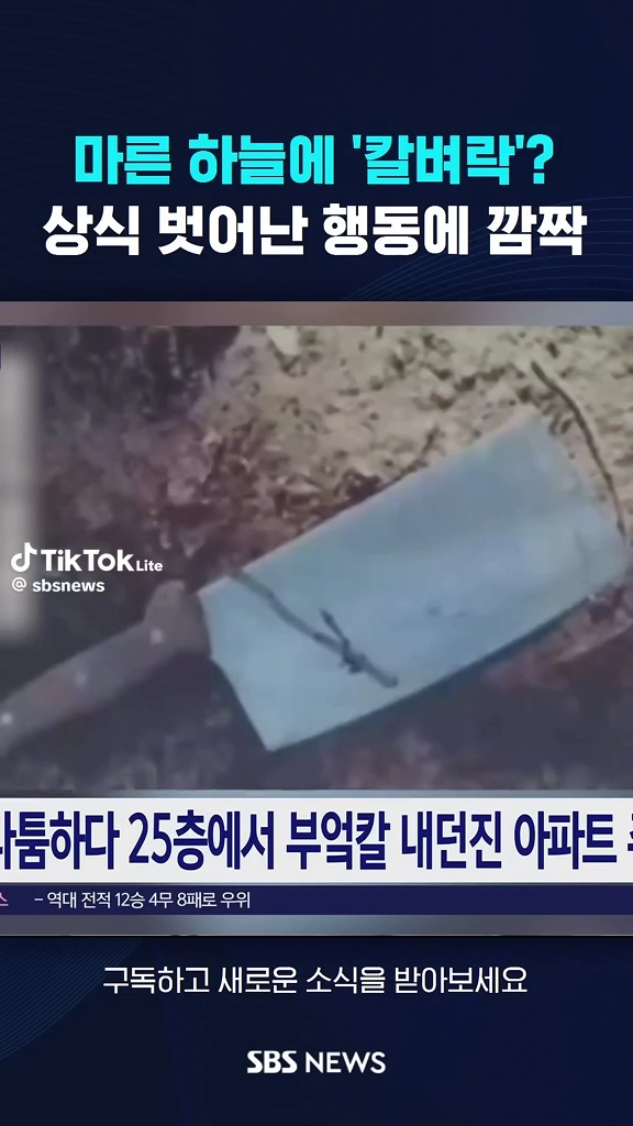 마른 하늘에 칼벼락