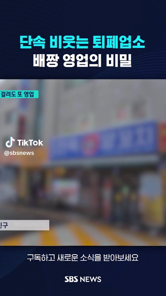 단속 비웃는 퇴폐업소