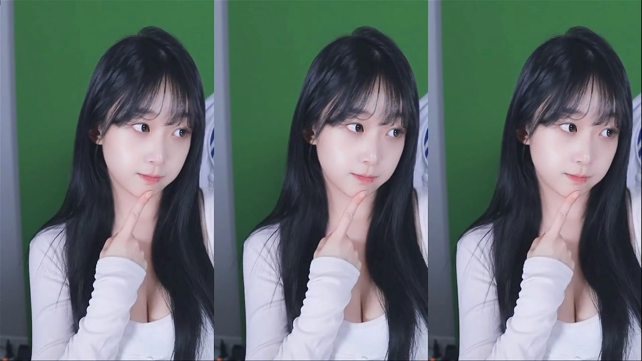 BJ 진땅콩 U넥티 애교 부리는 가슴골