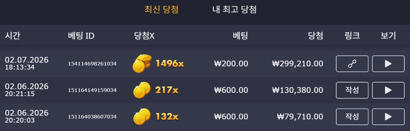 이벤트를 신청합니다.