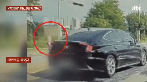"죽여줄까?" "그래 죽여라" 보행자 향해 그대로 차량 돌진한 운전자