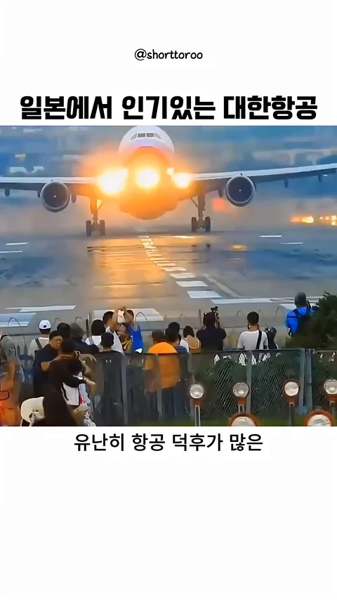 일본에서 인기있는 대한항공
