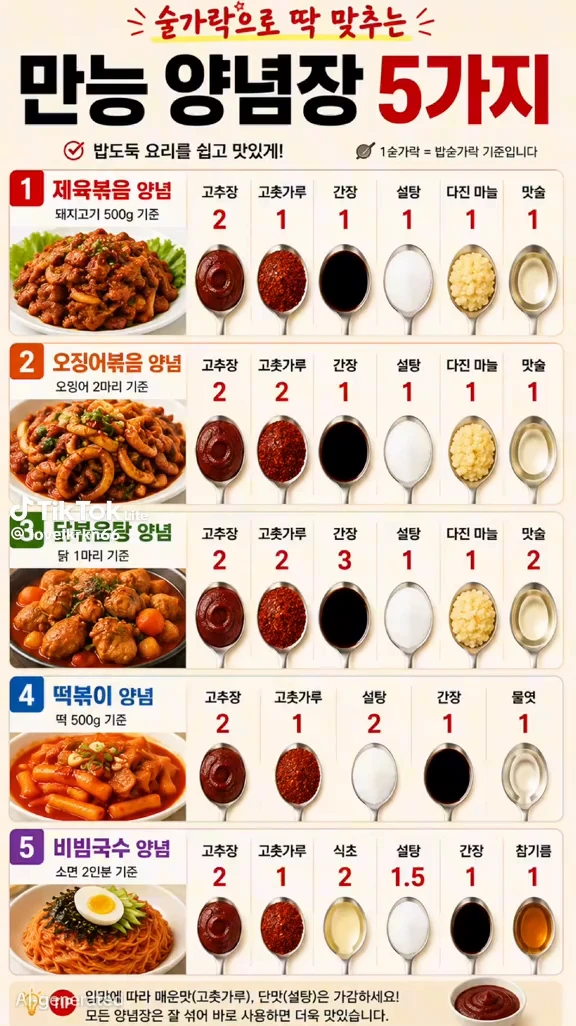 만능양념장