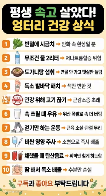 엉터리 건강상식