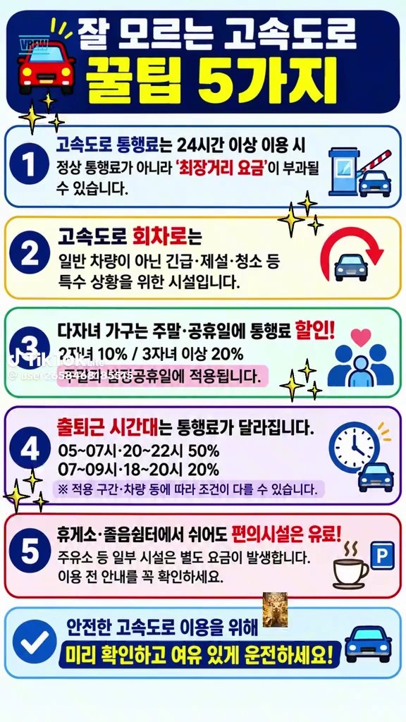고속도로 꿀팁